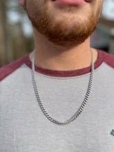 Load image into Gallery viewer, Silver Cuban Chain