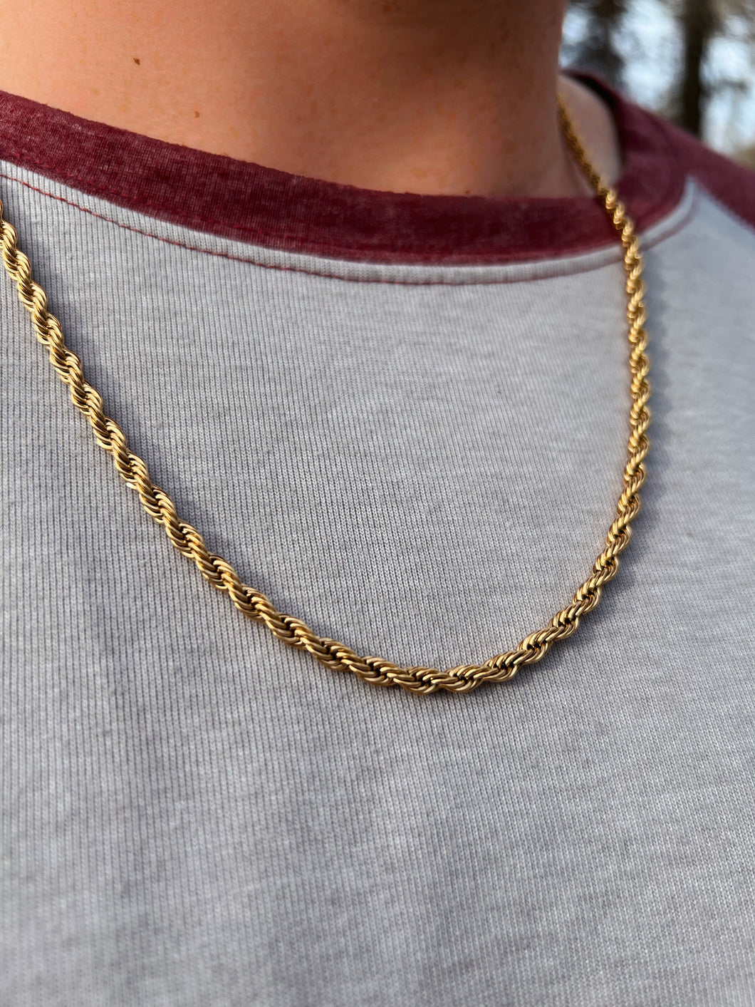 Gold Rope Chain 20”