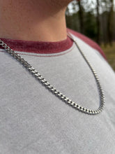 Load image into Gallery viewer, Silver Cuban Chain (24”)