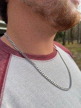 Load image into Gallery viewer, Silver Cuban Chain (24”)