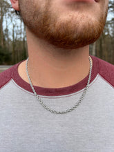 Load image into Gallery viewer, Silver Rope Chain (20”)