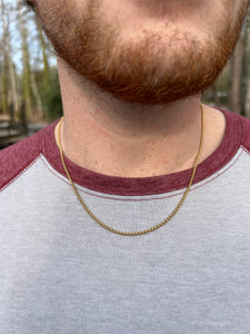 Gold Rolo Chain (20”)