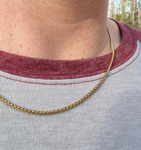 Gold Rolo Chain (20”)